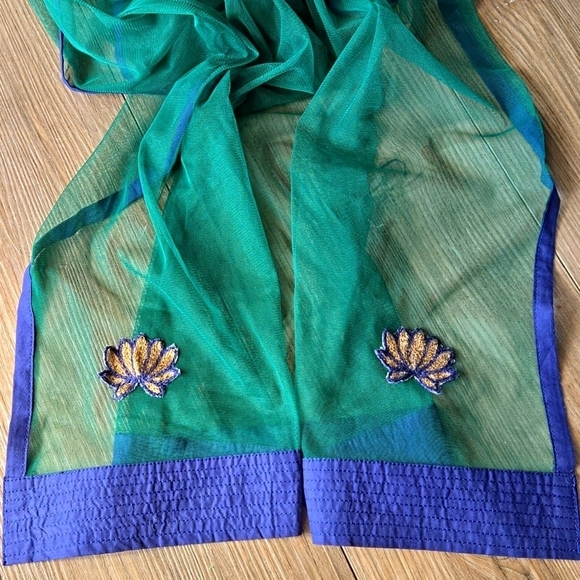 Biba by Rohit Bal Indian Anarkali Maxi Dress with Scarf - Picture 12 of 12